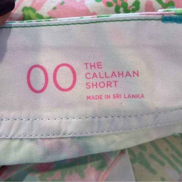 Lilly Pulitzer The Callahan Shorts in Shirley Blue Big Flirt - Picture 6 of 6